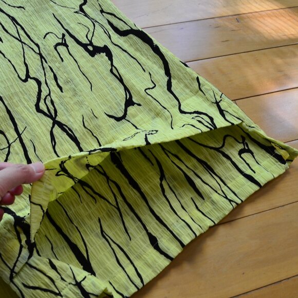 Ali Miles Womens Blouse L Layered Artsy Boho Bohemian Whimsigoth Crepe Flowy - Picture 8 of 12